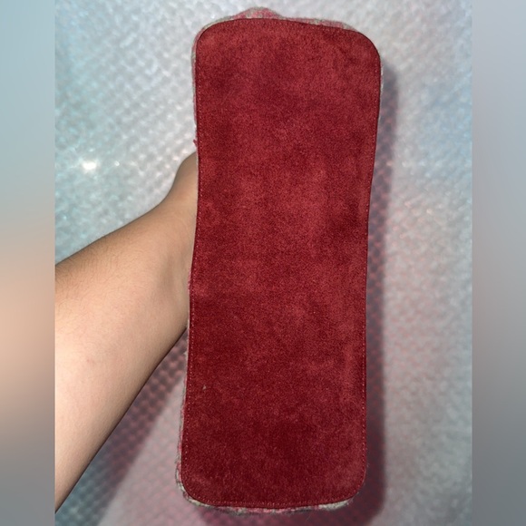 vintage Coach houndstooth tweed and suede kisslock bag - Picture 4 of 8